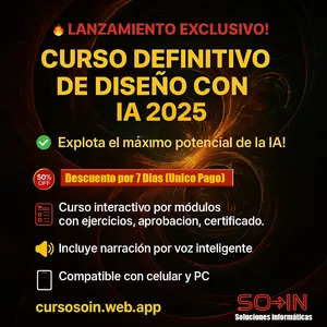 Imagen de portada para Curso online Curso SO→IN: Diseño con Inteligencia Artificial para Emprendedores y Freelancers