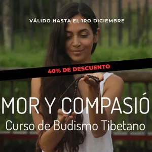 Imagen de portada para Curso online Be Happy! Aprende a Meditar en el Budismo Tibetano