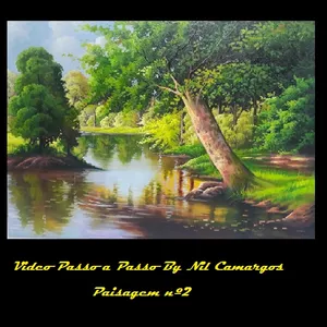 Mini Curso de Pintura em telas - Linda Paisagem c/ o renomado artista Nil Camargos Nº2