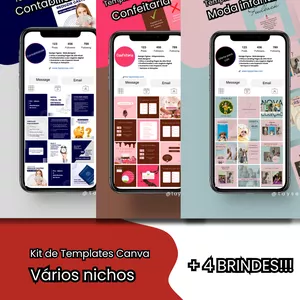 Templates Canva Top | Kit de Templates Canva