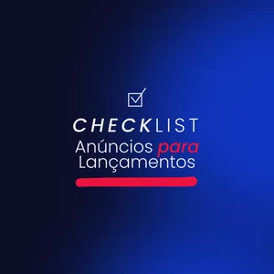 Imagem de capa para o Curso online Checklist Anúncios para Lançamentos