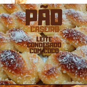 Imagem de capa para o Ebook Rosquinha de coco com leite condensado. 