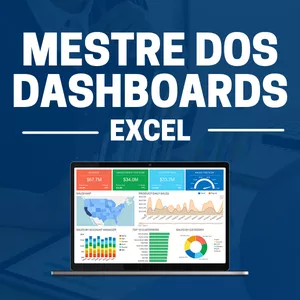 Imagem de capa para o Curso online Mestre dos Dashboards Excel