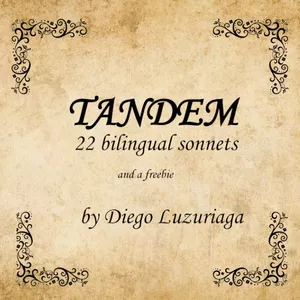 Imagen de portada para Ebook TANDEM, 22 bilingual sonnets by Diego Luzuriaga
