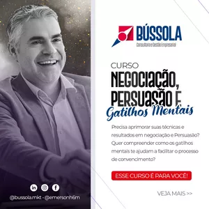 Imagem de capa para o Curso online Negociação, persuasão e gatilhos mentais.