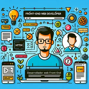 Imagen de portada para Curso online Desarrollador web Front-End
