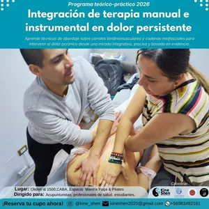 Imagen de portada para Curso online Integración de terapia manual e instrumental en dolor persistente