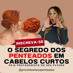 Imagem de capa para o Curso online Curso Expert em Cabelos Curtos | Domine técnicas inovadoras 