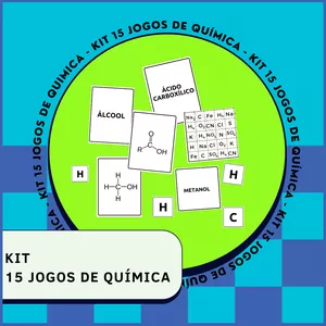 Imagem principal do produto Kit - 15 Jogos De Química Para Ensino Médio
