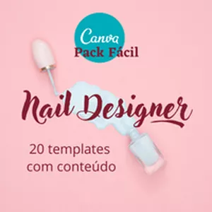 Imagem principal do produto Canva Pack Nail Designer