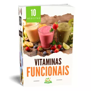 Imagem de capa para o Ebook E-book - 10 Receitas de Vitaminas Funcionais