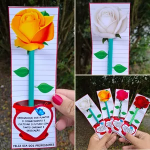 Imagem de capa para o Ebook ROSAS – DIA DOS PROFESSORES ✨🌹