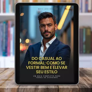 Imagem de capa para o Ebook Do Casual ao Formal: Como Se Vestir Bem e Elevar Seu Estilo