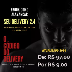 Imagem de capa para o Ebook Como Alavancar seu delivery 2.4