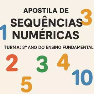 Imagem de capa para o Ebook sequência númerica