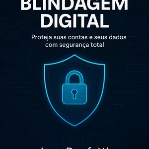 Imagem de capa para o Ebook Blindagem digital - Proteja a sua contas contra hackers e golpes Online