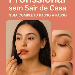 Imagem de capa para o Ebook Segredos da Maquiagem Profissional: Dicas para Praticar em Casa