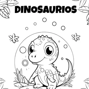 Cover image for Ebook “Dinosaur Templates to Unleash Prehistoric Imagination”