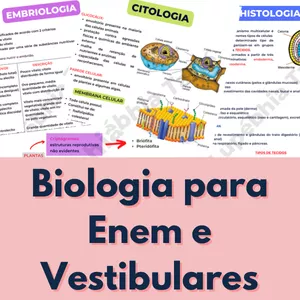Imagem de capa para o Ebook Biologia para Enem e Vestibulares