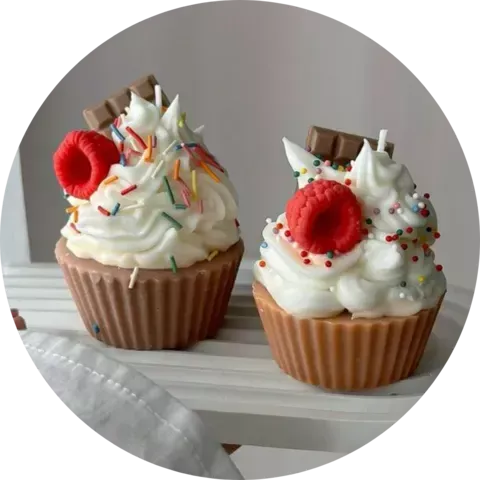velas tipo postre