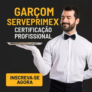 Imagem do curso Garçom ServePrimeX – Certificação Profissional 
