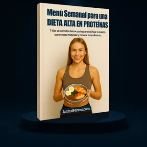 Imagen de portada para Ebook Menú Semanal para una Dieta Alta en Proteínas – Actitud Fitness