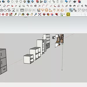 Imagen de portada para Curso online 3200 DISEÑOS DE MUEBLES DE MELAMINA SketchUp + pdf