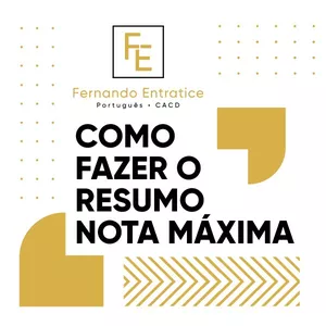 Imagem de capa para o Curso online Como Fazer o Resumo Nota Máxima