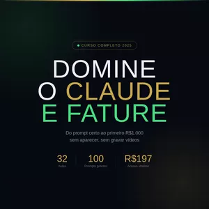 Imagem do curso Domine o Claude e Fature Muito Dinheiro na Internet