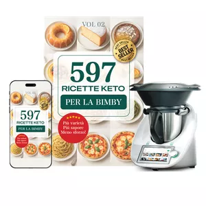 Cover image for Ebook 597 RICETTE KETO PER LA BIMBY