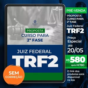 Imagem do curso TRF 2 | Reta Final para 2ª Fase - SEM CORREÇÃO