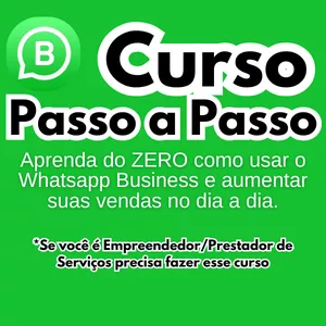 Imagem do curso PASSO A PASSO - WHATSAPP BUSINESS 