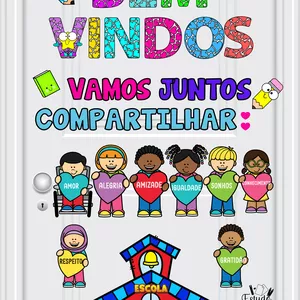 Imagem de capa para o Ebook Painel de porta volta às aulas 