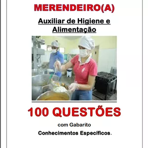 Imagem de capa para o Ebook SIMULADO DE MERENDEIRA