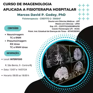 Imagem de capa para o Evento presencial Curso Especializado em Interpretação de Imagens Torácicas e Cerebrais para Fisioterapeutas
