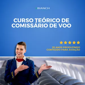 Imagem de Curso de Comissário de Voo EAD criado por eBianch na hotmart