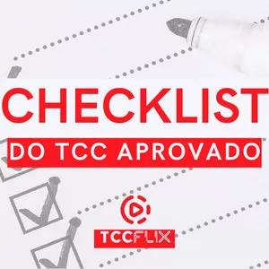 Imagem de capa para o Ebook CHECKLIST DO TCC APROVADO