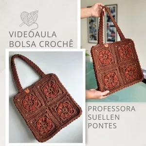 Curso Mini Curso: Bolsa Flor Africana em Crochê