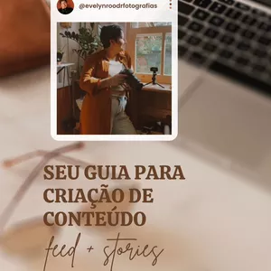 Imagem de capa para o Ebook Criando conteúdo intencional - Feed e Stories