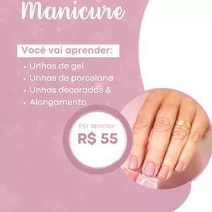 Imagem de capa para o Ebook Curso de Manicure