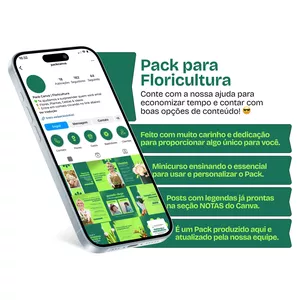 Imagem do curso Pack Canva - Floricultura
