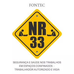 Imagem de capa para o Ebook NR 33 - Segurança e Saúde nos Trabalhos em Espaços Confinados - Trabalhador Autorizado e Vigia