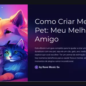 Imagem de capa para o Ebook Como Criar Meu Pet ; Meu Melhor Amigo 