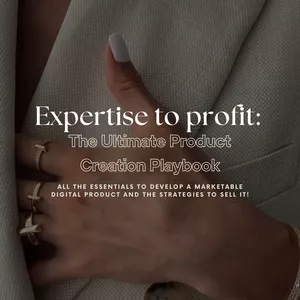 Cover image for Ebook Expertise to Profit:The ultimate Product Creation PlayBook