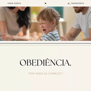 Imagem de capa para o Ebook Obediência - Por onde eu começo? 