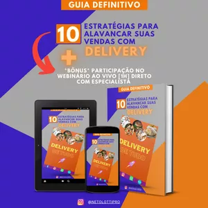 Imagem de capa para o Ebook 10 Estratégias para alavancar suas vendas com Delivery