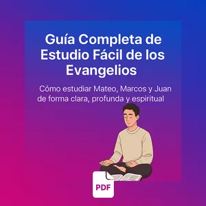 Imagen de portada para Ebook Guía Completa de Estudio Fácil de los Evangelios