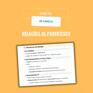 Imagem de capa para o Ebook Relações de Parentesco