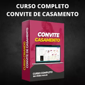 Imagem de capa para o Curso online Curso Completo de Convites Para Casamento