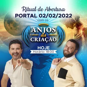 Imagem de capa para o Curso online Ritual de Abertura do portal 02/02/2022 com os Anjos da Criação